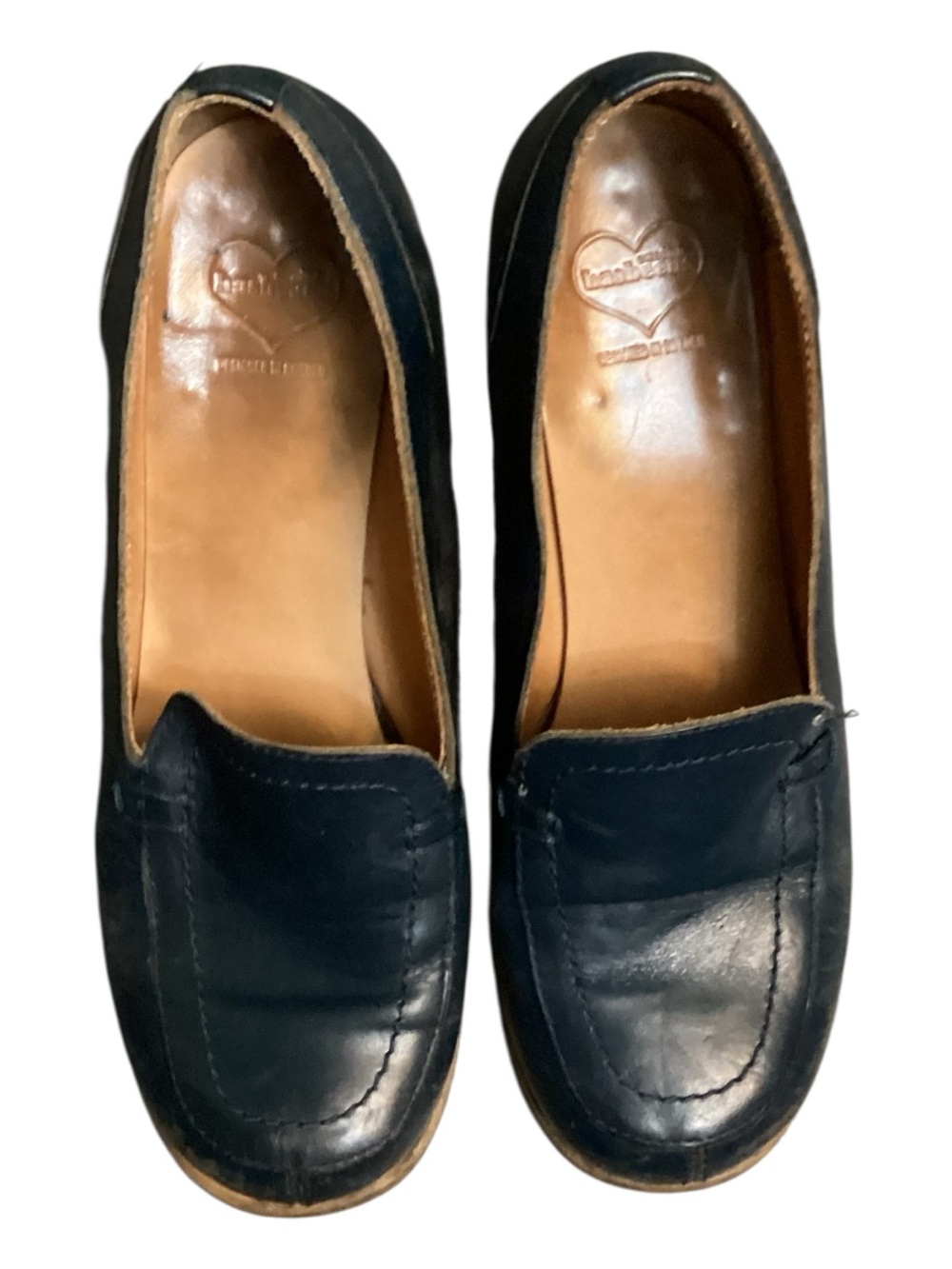 Swedish Hasbeens Scandanavian Style Heel Loafer Clog